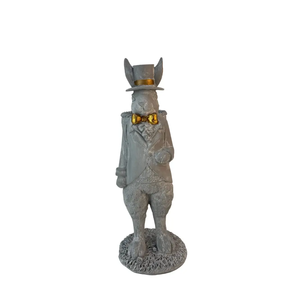 Oster-Hase grau/stehend