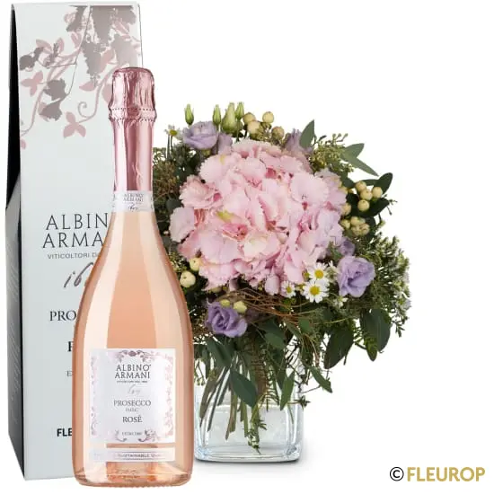 [93761-M] Natürliche Schönheit mit Prosecco Rosé Albino Armani DOC (75 cl) (Minimum)