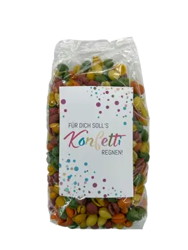Pasta mit Spruch "Konfetti" 500g