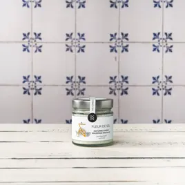 Fleur de Sel, handgeschöpft, Natur 40g Glas