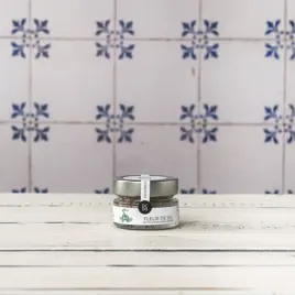 Fleur de Sel, handgeschöpft, mit Wildkräutern 40g Glas