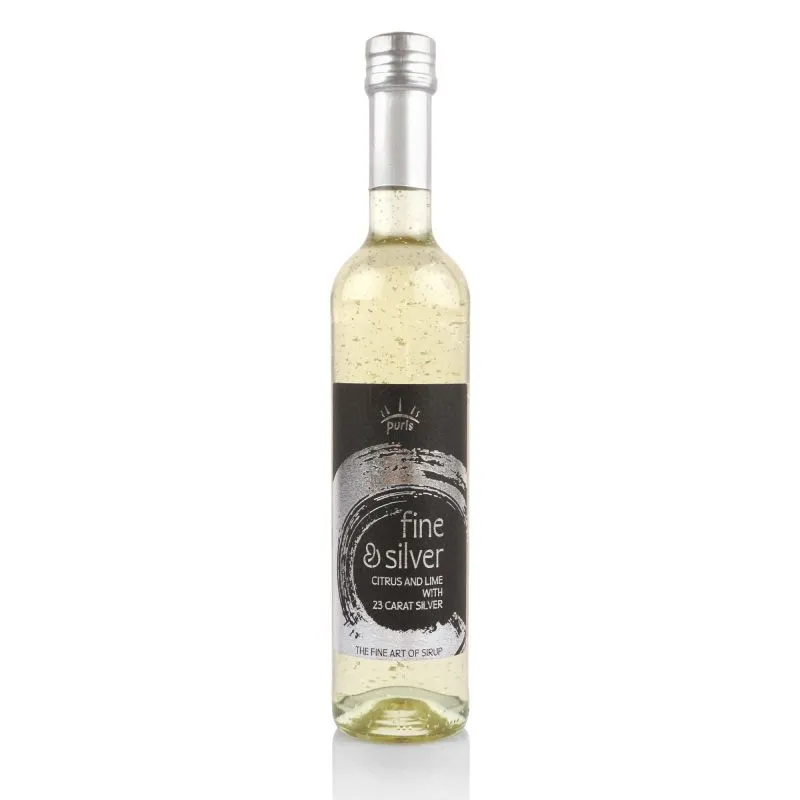 Puris Sirup Fine & Silver mit 23 Karat Blattsilber (50cl)
