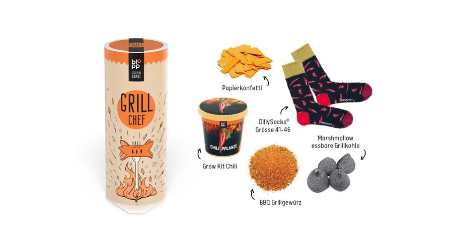 Geschenkbombe blopp - Grill Chef