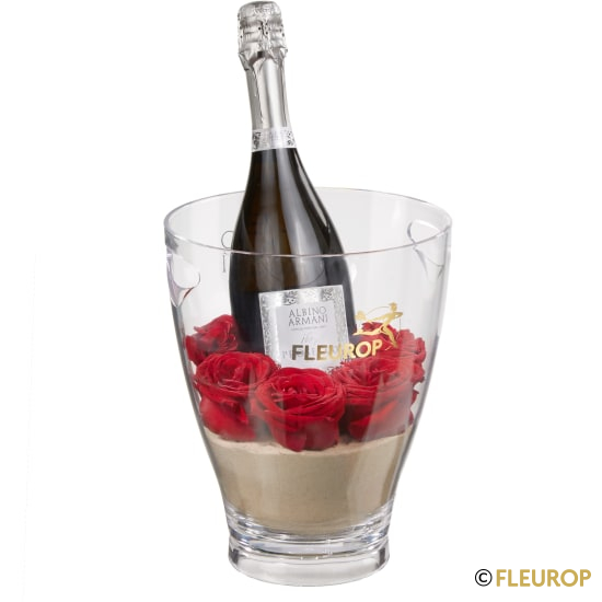 [69544] Because I Love You mit Prosecco Albino Armani DOC (75 cl) inkl. Eiskühler