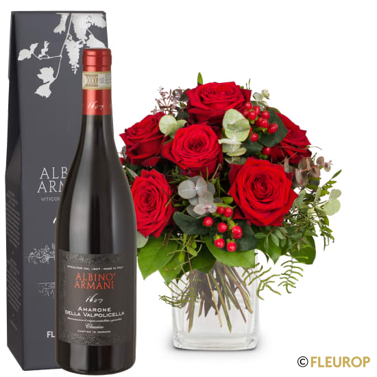[76257-M] I Love You mit Amarone Albino Armani DOCG (75 cl) (Minimum)
