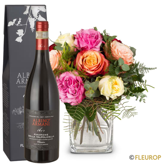 Rosentraum mit Amarone Albino Armani DOCG (75 cl)
