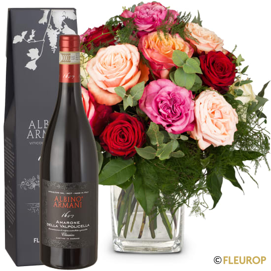 Rosentraum mit Amarone Albino Armani DOCG (75 cl)