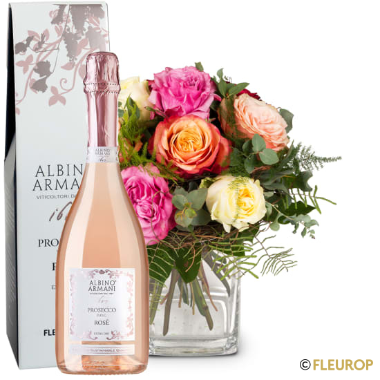 [89608-M] Rosentraum mit Prosecco Rosé Albino Armani DOC (75 cl) (Minimum)