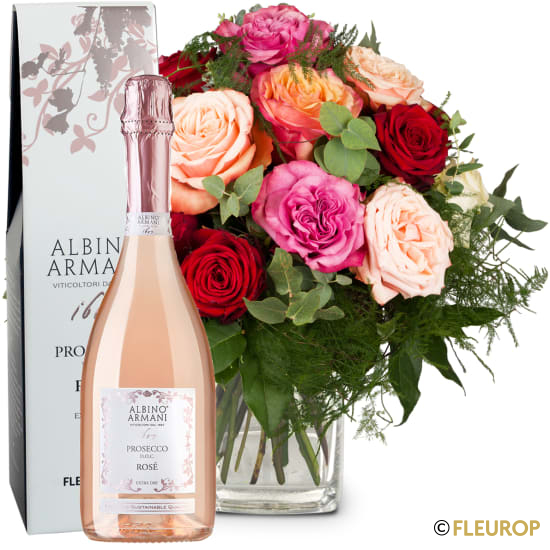 Rosentraum mit Prosecco Rosé Albino Armani DOC (75 cl)