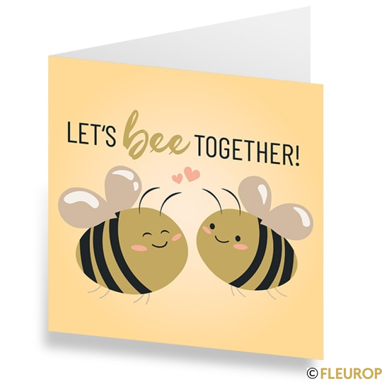 Karte Let's Bee Together