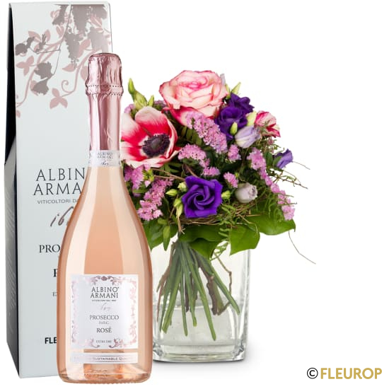 Frühlingsprinzessin mit Prosecco Rosé Albino Armani DOC (75 cl)