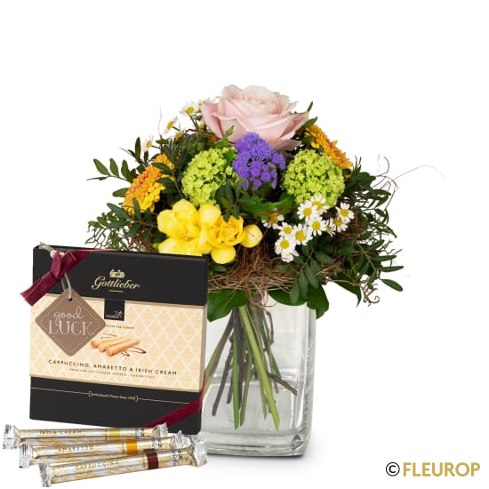 [90463-M] Happy Moments mit Gottlieber Hüppen und «Good Luck»-Anhänger (Minimum)