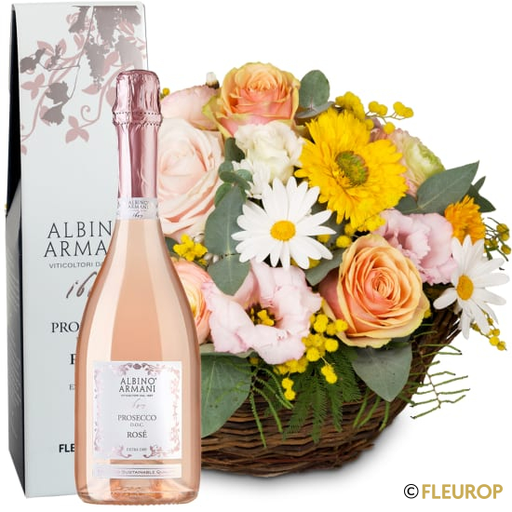 Fröhliche Frühlingswiese mit Prosecco Rosé Albino Armani DOC (75 cl)
