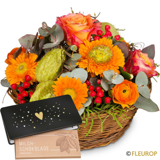 Frühling pur mit Munz Schoggi-Tafel «Heart»