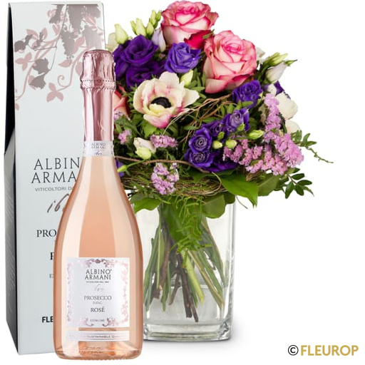 Frühlingsprinzessin mit Prosecco Rosé Albino Armani DOC (75 cl)